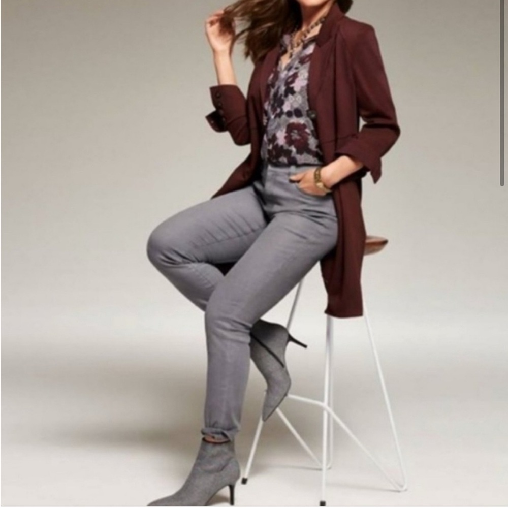 CAbi Gray High Skinny Pants (2)